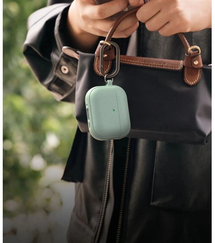 „Ringke Onyx“ magnetinis „MagSafe“ dėklas, skirtas „AirPods Pro 3“ ausinėms - Žalias