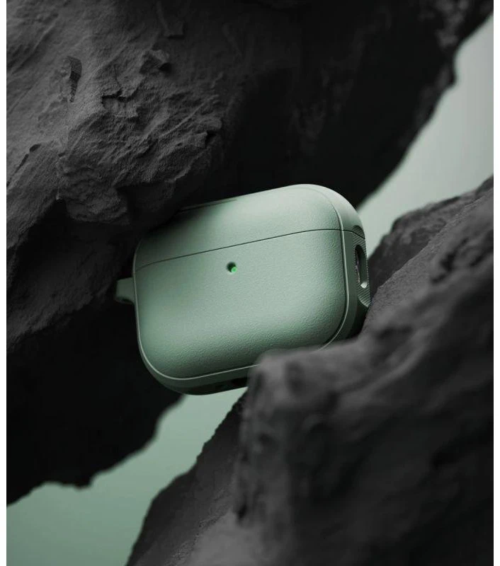 „Ringke Onyx“ magnetinis „MagSafe“ dėklas, skirtas „AirPods Pro 3“ ausinėms - Žalias