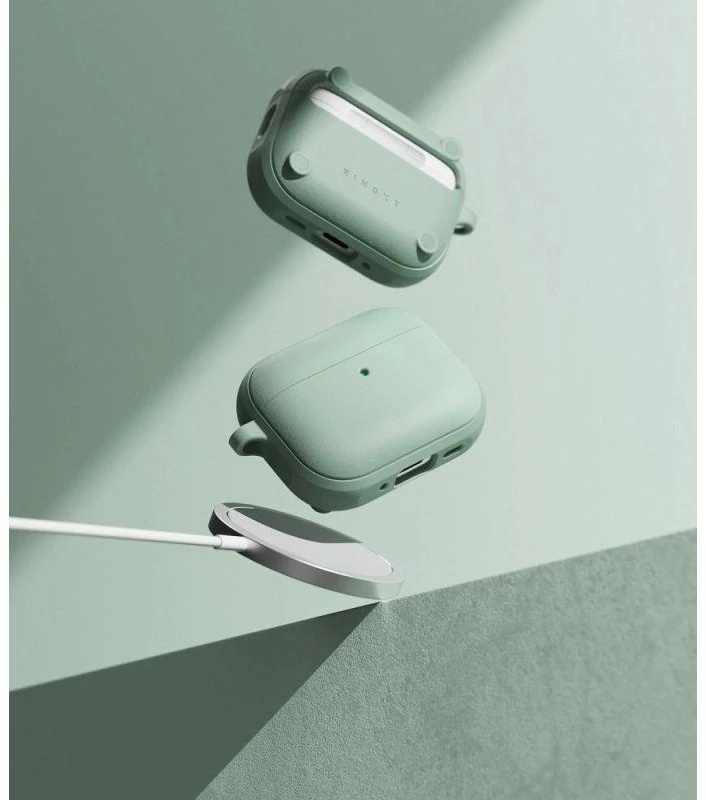 „Ringke Onyx“ magnetinis „MagSafe“ dėklas, skirtas „AirPods Pro 3“ ausinėms - Žalias