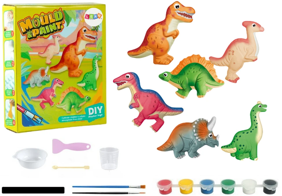 Lean Toys Mokslinis komplektas Mažasis archeologas: Dinozaurų lobių kasimo rinkinys