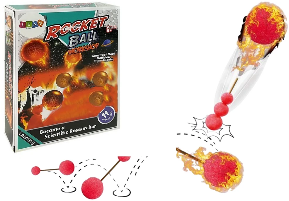 Lean Toys Edukacinis chemijos rinkinys su priedais LeanToys