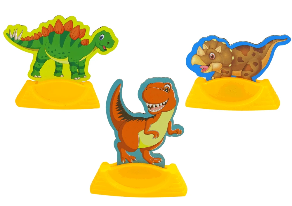Dinozaurų kūrybinis rinkinys Lean Toys