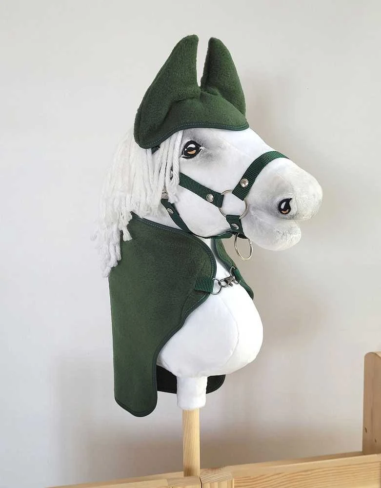 Flisinis rinkinys hobio arkliukui A4/A5, tamsiai žalias Hobby Horse
