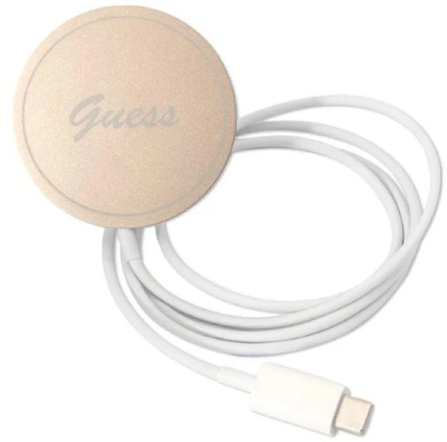 Apple iPhone 13 PRO Guess dėklas 4G Print MagSafe + Belaidis Įkroviklis (GUBPP13XH4EACSK) juodos spalvos