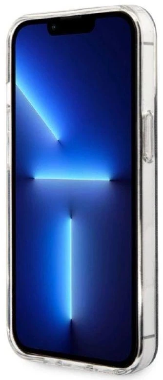 Apple iPhone 13 PRO Guess dėklas 4G Print MagSafe + Belaidis Įkroviklis (GUBPP13XH4EACSK) juodos spalvos
