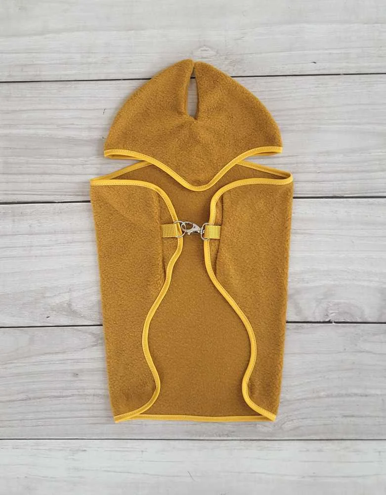 Rinkinys hhobby horse : geltonas pledas ir ausinukai