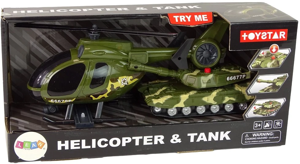 Žaislinis karinės technikoa rinkinys Lean Toys, 2 d.