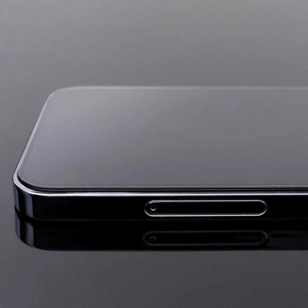 Wozinsky 2 itin patvarių grūdinto stiklo ekrano apsaugų su rėmeliu rinkinys, tinkantis dėklams iPhone 17e / 16e, iPhone 14, iPhone 13 Pro / iPhone 13 Juodas