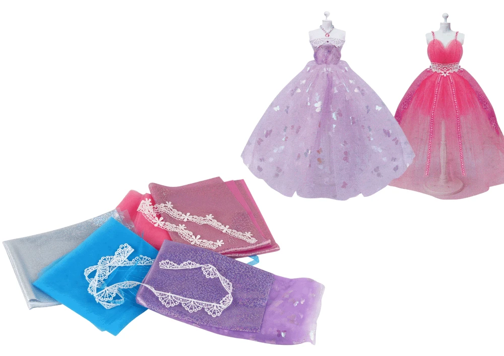 Kūrybinis meno rinkinys suknelių kūrybai Lean Toys