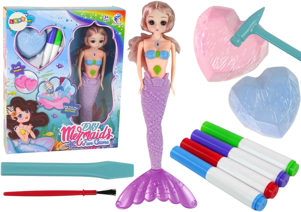 Lean Toys Kūrybinis rinkinys LeanToys Undinėlė