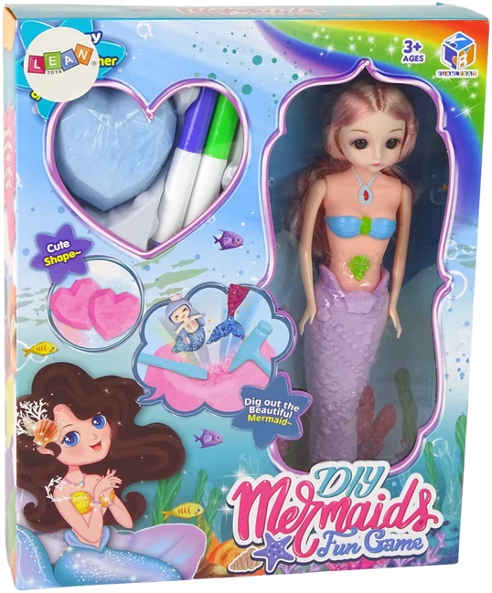 Lean Toys Kūrybinis rinkinys LeanToys Undinėlė