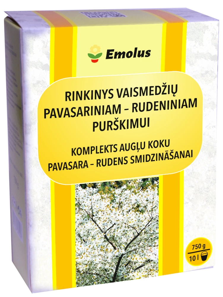 Emolus Pavasarinio ir rudeninio vaismedžių purškimo rinkinys, 750 g