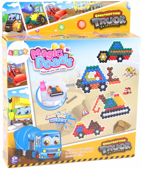 Lean Toys Karoliukų rinkinys su vandens purkštuvu ir aksesuarais LeanToys