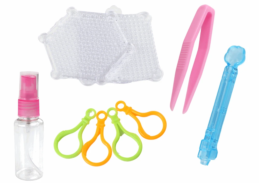 Lean Toys Karoliukų rinkinys su vandens purkštuvu ir aksesuarais LeanToys