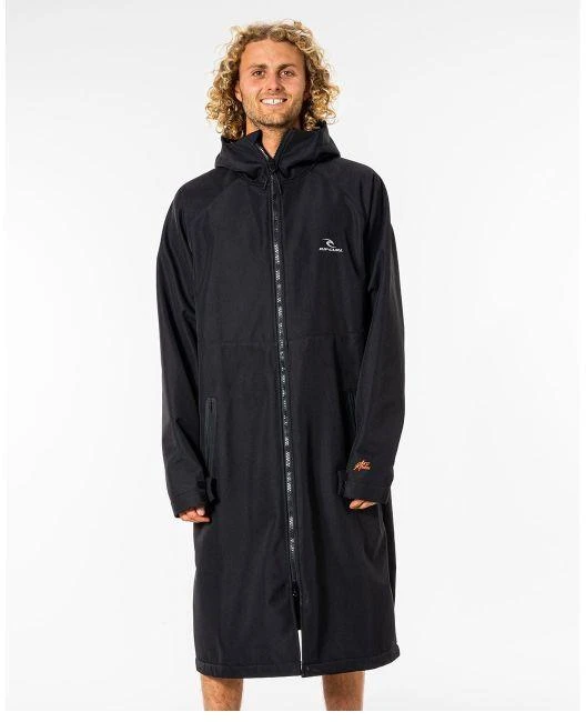 RIP CURL Anti-Series pončas su gobtuvu - juodas