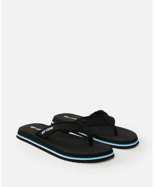 Rip Curl Chiba atviru priekiu šlepetės – juodos