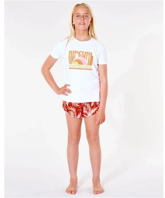 RIP CURL Marškinėliai "Surf Revival" - Mergaitei - balti