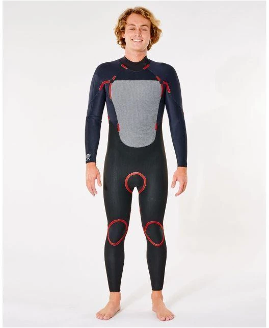 RIP CURL Omega 53Gb Bz kostiumas ilgomis rankovėmis ir kojomis - juodas