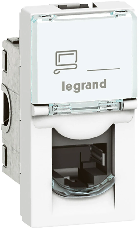 RJ45 lizdas Mosaic FTP 6 Legrand 076562 (baltas)