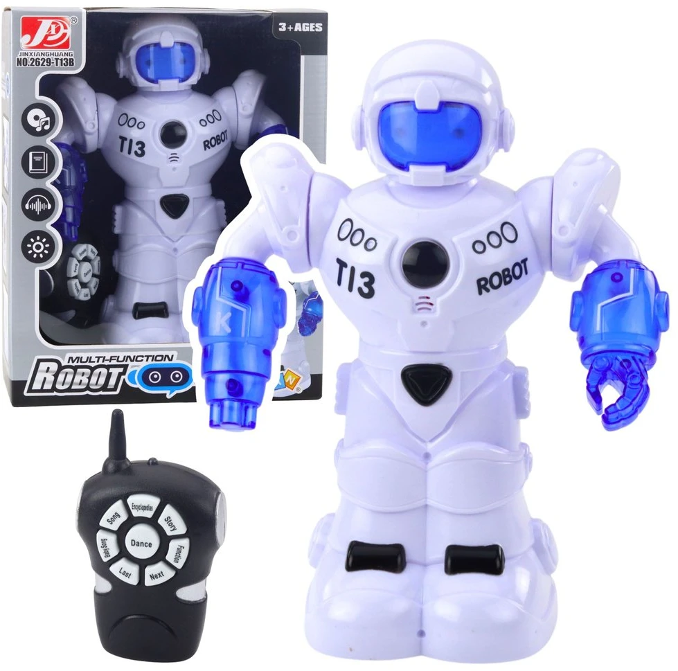 Inteligentny Interaktyvus RC robotas su nuotolinio valdymo pultu, 27.5 x 20 x 9 cm