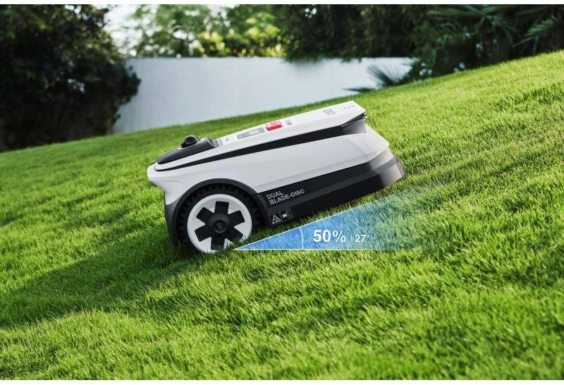 Belaidis vejos robotas Ecovacs GOAT A1600 LiDAR PRO su kraštų pjovimo funkcija