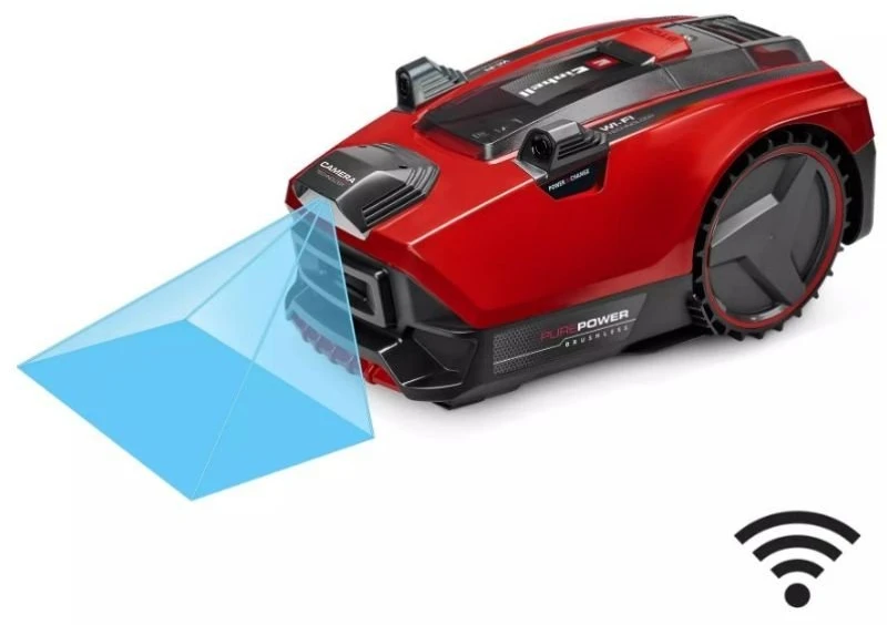 Einhell Flexo Cam Plus 600 Robotic lawn mower Baterija Juodas, Raudona, Sidabrinis