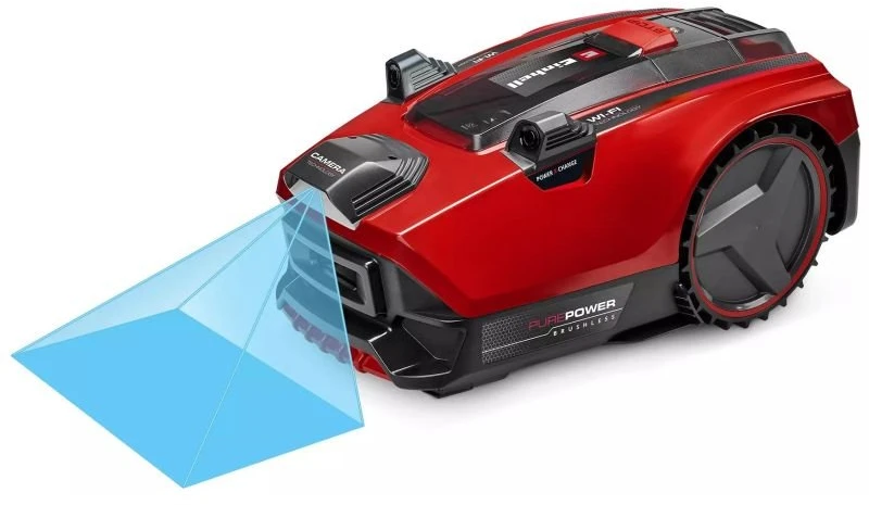Einhell Flexo Cam Plus 600 Robotic lawn mower Baterija Juodas, Raudona, Sidabrinis