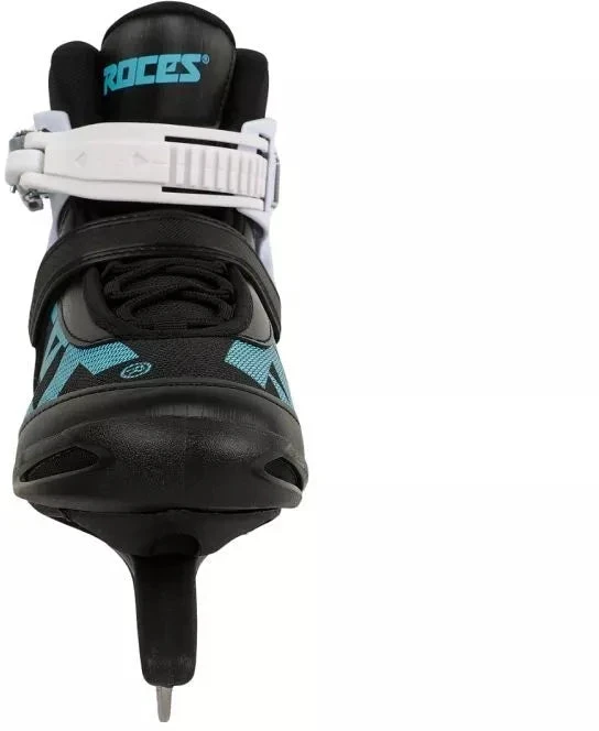 Roces ICY 5 moteriškos pačiūžos juodos, baltos ir mėlynos 450737 001