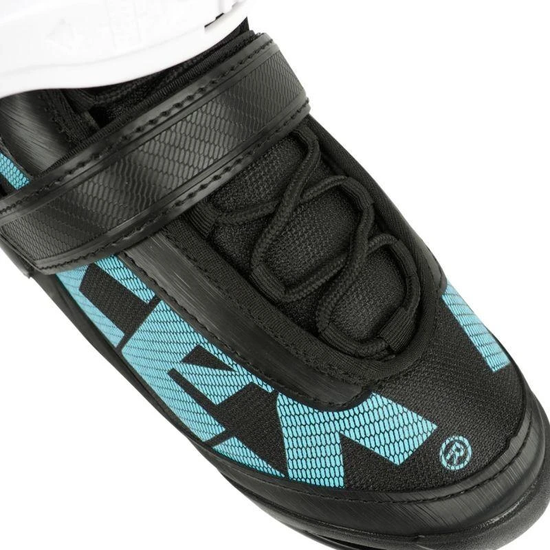 Roces ICY 5 moteriškos pačiūžos juodos, baltos ir mėlynos 450737 001