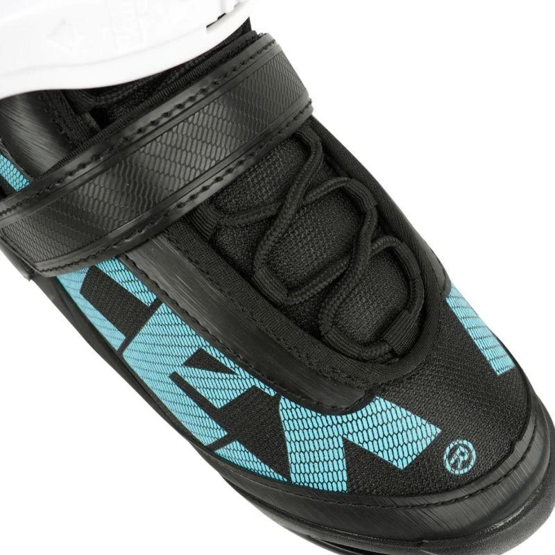 Roces ICY 5 moteriškos pačiūžos juodos, baltos ir mėlynos 450737 001