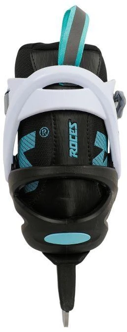 Roces ICY 5 moteriškos pačiūžos juodos, baltos ir mėlynos 450737 001