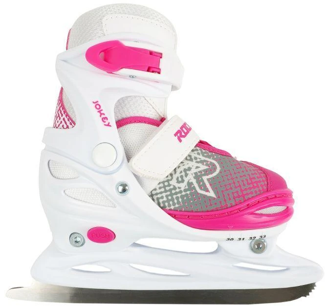 Roces Jokey Ice X pačiūžos baltos ir rožinės 450746 001