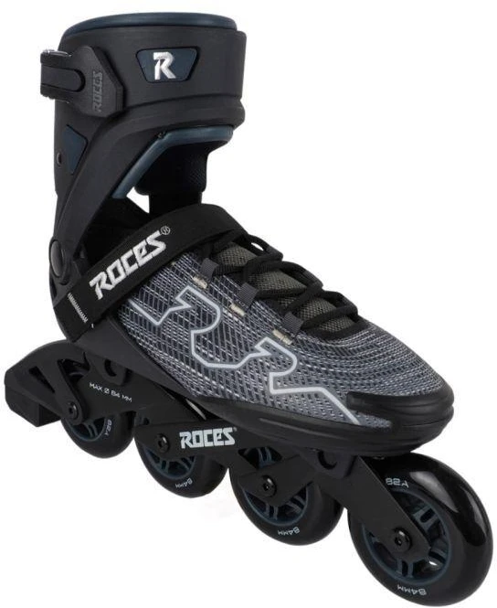 Roces R-Evo 84 riedučiai, juodi ir pilki 400904 00001