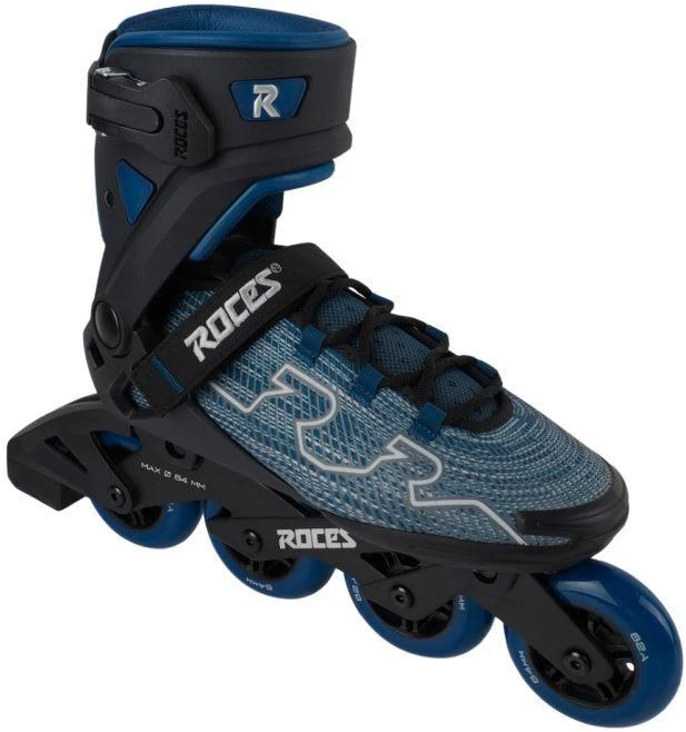 Roces R-Evo 84 riedučiai juodi-mėlyni-pilki 400904 00002