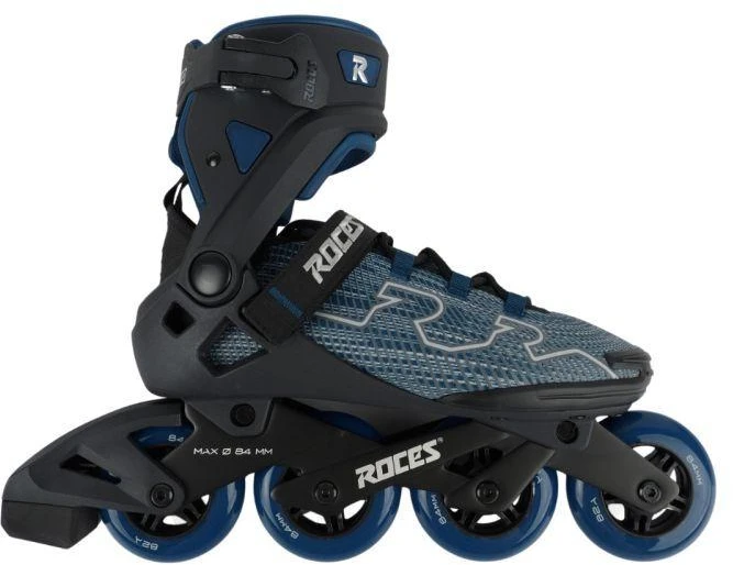 Roces R-Evo 84 riedučiai juodi-mėlyni-pilki 400904 00002