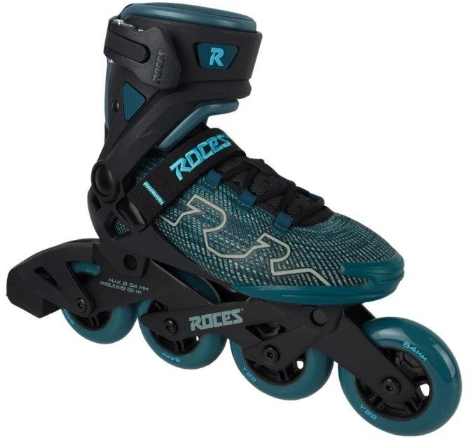 Roces R-Evo 84 W riedučiai juodos-mėlynos-žalios spalvos 400905 0003