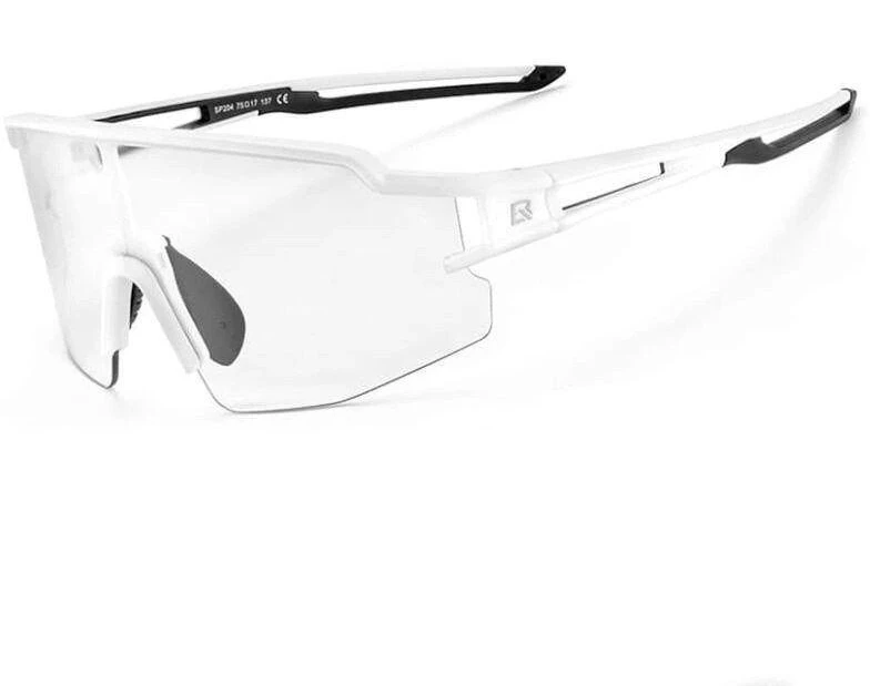 Rockbros 10172 fotochrominiai UV400 dviratininko akiniai – Baltas