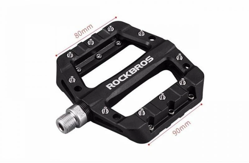 Rockbros 2017-12CBK Nylon Bicycle Pedal Set – juodos spalvos