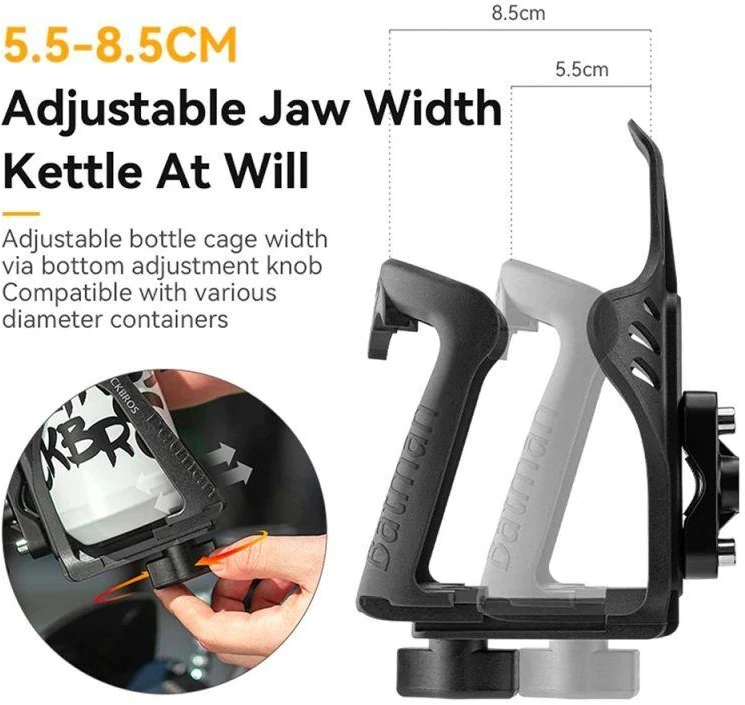 Rockbros 31210008002 handlebar bottle holder – juodos spalvos