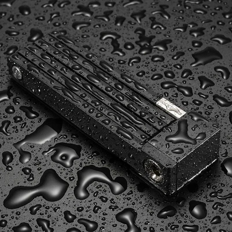 Rockbros 32140003001 sulankstoma dviračio spyna su raktu ir rankena, 68 cm - juodas