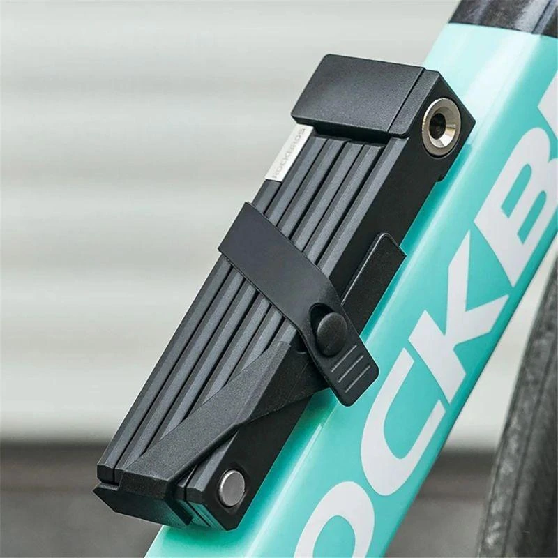 Rockbros 32140003001 sulankstoma dviračio spyna su raktu ir rankena, 68 cm - juodas