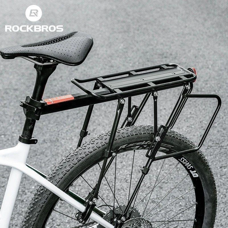 Rockbros 33210004001 bicycle rack with shelf – juodos spalvos
