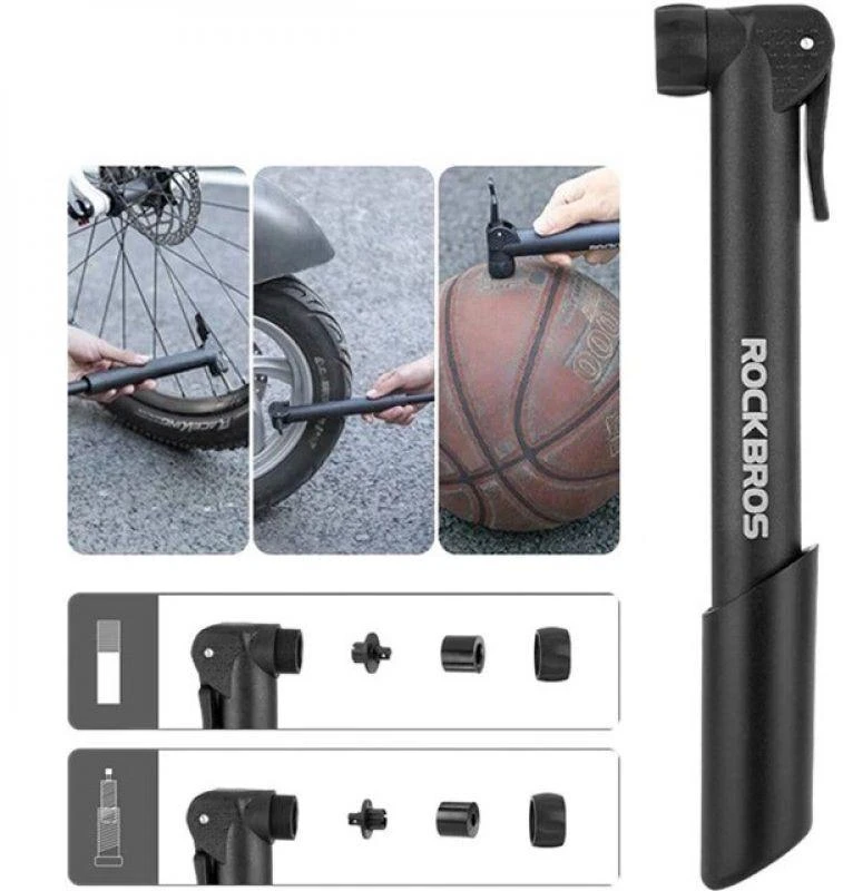 Rockbros 42520001001 dviračio pompa – juodas