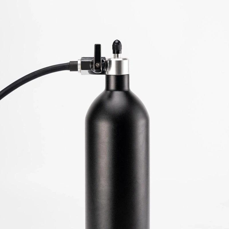 Rockbros bekamerinio padangų pripūtiklis 200 PSI 1.2l - Juodas