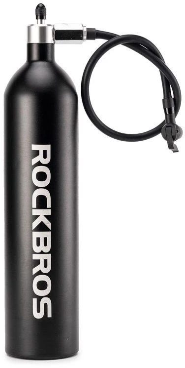 Rockbros bekamerinio padangų pripūtiklis 200 PSI 1.2l - Juodas