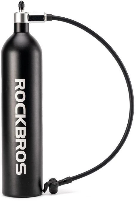 Rockbros bekamerinio padangų pripūtiklis 200 PSI 1.2l - Juodas