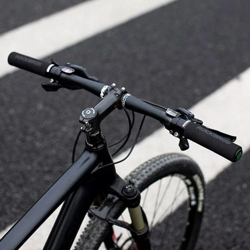 Rockbros BT1001BLBK sponge bicycle handlebar grips – mėlynas and juodos spalvos