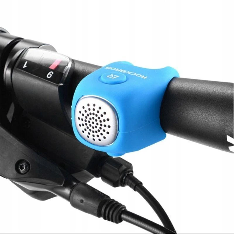 Rockbros CB1709BU elektroninis dviračio skambutis – mėlynas