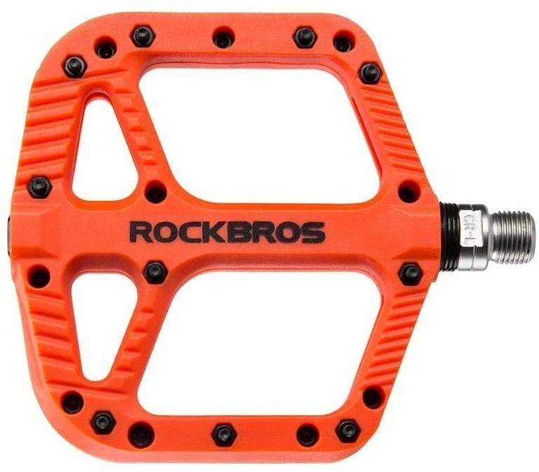 Rockbros 2018-12AOR platforminiai pedalai (oranžiniai)