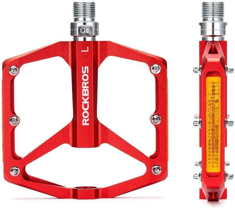 Rockbros pedały rowerowe 37210003003 raudona